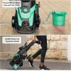 image2025New Electric Pressure Power Washer 4500 PSI 32 GPM Total with 4 Quick Connect Nozzles Inlet Hose ampamp Filter Foam Cannon for CarsFencesDrivewaysPatiosHome Cleaningnavy blue