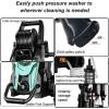 image2025New Electric Pressure Power Washer 4500 PSI 32 GPM Total with 4 Quick Connect Nozzles Inlet Hose ampamp Filter Foam Cannon for CarsFencesDrivewaysPatiosHome Cleaningnavy blue