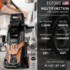 image2025New Electric Pressure Power Washer 4500 PSI 32 GPM Total with 4 Quick Connect Nozzles Inlet Hose ampamp Filter Foam Cannon for CarsFencesDrivewaysPatiosHome Cleaningred
