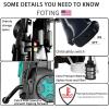 image2025New Electric Pressure Power Washer 4500 PSI 32 GPM Total with 4 Quick Connect Nozzles Inlet Hose ampamp Filter Foam Cannon for CarsFencesDrivewaysPatiosHome Cleaningnavy blue