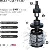 image2025New Electric Pressure Power Washer 4500 PSI 32 GPM Total with 4 Quick Connect Nozzles Inlet Hose ampamp Filter Foam Cannon for CarsFencesDrivewaysPatiosHome Cleaningnavy blue
