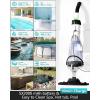 image2025Upgraded Cordless Pool Vacuum for Above Ground Handheld Pool Spa Vacuum Cleaner for Inground Pools Hot Tub Rechargeable 60quot Extendable Pole up to 195 GPM for Leaves Debris Shallow StepsBLACK