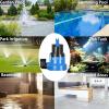 imageFOTING 12HP Submersible Water Pump with Stainless Steel Base  Removes Water to 004quot Depth 2450GPH Portable Sump Pump for Puddles Pools Boats Gardens ampamp Ponds  10Ft Cord Included12 HP 2450 GPH