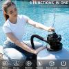 imageFOTING 12quot Sand Filter Pump for Above Ground Pool with Timer 12 HP 3000GPH Swimming Pumps System ampamp Filters for Pools Up to 8000GAL 6Way Valve Enhanced Circulation for CrystalClear Pool4500GPH16in