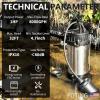 imageFOTING 15HP 9000GPH Submersible SewageEffluent Pump Heavy Duty Cast Iron Septic Pump AutomaticManual Sump Pumps for Basement Septic Tank Sewage Well Sewage System 2 NPT Discharge1HP 6000GPH