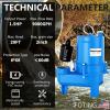 imageFOTING 15HP 9000GPH Submersible SewageEffluent Pump Heavy Duty Cast Iron Septic Pump AutomaticManual Sump Pumps for Basement Septic Tank Sewage Well Sewage System 2 NPT Discharge15HP 9000GPH