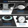 imageFOTING 16quot Sand Filter Pump for Above Ground Pool with Timer 1HP Max 4500GPH for Pools Up to 18000GAL 1HP 6Way Valve Enhanced Circulation for CrystalClear Pool5000GPH18in