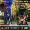 imageFOTING 2025Upgraded Electric Pressure Washer 4500 PSI 32 GPM Power Washer with 4 Quick Connect Nozzles Inlet Hose ampamp FilterampampFoam Cannon for CarsFencesDrivewaysHome CleaningBlueRed