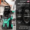 imageFOTING 2025Upgraded Electric Pressure Washer 4500 PSI 32 GPM Power Washer with 4 Quick Connect Nozzles Inlet Hose ampamp FilterampampFoam Cannon for CarsFencesDrivewaysHome CleaningBlueBlue