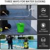 imageFOTING 2025Upgraded Electric Pressure Washer with Adjustable Touch Screen 5000PSI 33GPM8 Level 4 Quick Connect NozzlesInlet HoseampampFilterampampFoam Cannon for CarsFencesDrivewaysHome CleaningYELLOW