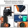 imageFOTING 2025Upgraded Electric Pressure Washer with Adjustable Touch Screen 5000PSI 33GPM8 Level 4 Quick Connect NozzlesInlet HoseampampFilterampampFoam Cannon for CarsFencesDrivewaysHome CleaningRED