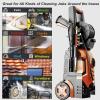 imageFOTING 2025Upgraded Electric Pressure Washer with Adjustable Touch Screen 5000PSI 33GPM8 Level 4 Quick Connect NozzlesInlet HoseampampFilterampampFoam Cannon for CarsFencesDrivewaysHome CleaningRED