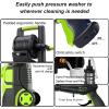 imageFOTING 2025Upgraded Electric Pressure Washer with Adjustable Touch Screen 5000PSI 33GPM8 Level 4 Quick Connect NozzlesInlet HoseampampFilterampampFoam Cannon for CarsFencesDrivewaysHome CleaningYELLOW