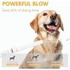 imageFOTING 6 in 1 Dog Grooming Vacuum ampamp Dryer Kit 21L Double Dust Cup Separator Design Dogs Vacuums for Shedding Grooming 10000pa Pet Grooming Vacuum for Dogs at HomeWhite