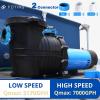 imageFOTING InAbove Ground Pool Pump Self Primming Dual Speed 2HP 31707000GPH 230V 15quot ampamp 2quot NPT Inlet Connectors2HP Dual Speed230V