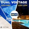 imageFOTING InAbove Ground Pool Pump Self Primming Dual Speed 2HP 31707000GPH 230V 15quot ampamp 2quot NPT Inlet Connectors2HP Dual Voltage