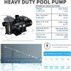 imageFOTING InAbove Ground Pool Pump Self Primming Single Speed 15HP 6000GPH 115V