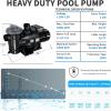 imageFOTING InAbove Ground Pool Pump Self Primming Single Speed 1HP 4500GPH 115V