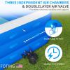 imageFOTING Inflatable Pool for Adults and Kids with Electric Pump ampamp Carrying Bag 120quot X 72quot X 23quot FullSized Blow Up Pool Oversized Thickened Family Large Swimming Pool for Backyard Garden Outdoor Summer