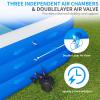 imageFOTING Inflatable Pool for Adults with PumpCarrying Bag ampampInflatable Seat 120quot x 72quot x 22quot FullSized Blow Up Durable Thickened Above Ground Family Pool Large Swimming Pools for Backyard Lawn Summer120 X 72 X 22 with Seat