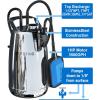 imageFOTING Stainless Steel Sump Pump 1HP Automatic ampamp Manual Mode with Float Switch3500GPH Submersible Water Pump Utility Pump for Swimming Pool Garden Pond Basement with 25ft CordAutomatic Stainless Steel 1HP