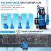 imageFOTING Submersible Water Pump  14HP Utility Pump  1676GPH Thermoplastic Electric Portable Transfer Water Pump  25Foot Cord for Pool Tub Garden Pond Draining15 HP 6300 GPH with Float Switch