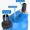 imageFOTING Submersible Water Pump  14HP Utility Pump  1676GPH Thermoplastic Electric Portable Transfer Water Pump  25Foot Cord for Pool Tub Garden Pond Draining14 HP 1676 GPH