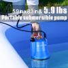 imageFOTING Submersible Water Pump  14HP Utility Pump  1676GPH Thermoplastic Electric Portable Transfer Water Pump  25Foot Cord for Pool Tub Garden Pond Draining14 HP 1676 GPH