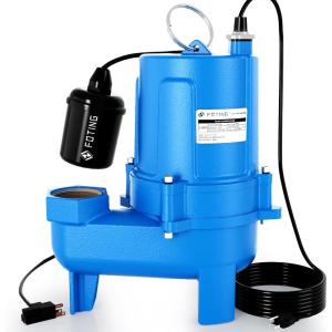 imageFOTING 15HP 9000GPH Submersible SewageEffluent Pump Heavy Duty Cast Iron Septic Pump AutomaticManual Sump Pumps for Basement Septic Tank Sewage Well Sewage System 2 NPT Discharge15HP 9000GPH