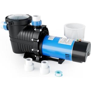 imageFOTING InAbove Ground Pool Pump Self Primming Dual Speed 2HP 31707000GPH 230V 15quot ampamp 2quot NPT Inlet Connectors2HP Dual Speed115V