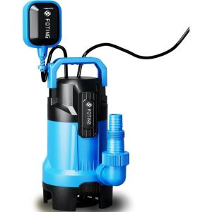imageFOTING Submersible Water Pump  14HP Utility Pump  1676GPH Thermoplastic Electric Portable Transfer Water Pump  25Foot Cord for Pool Tub Garden Pond Draining15 HP 6300 GPH with Float Switch