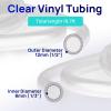 imageAQUASTRONG 13 ID X 12 OD PVC Clear Vinyl Tubing for Condensate Tank Pump 197ft Length