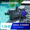 imageAQUASTRONG InAbove Ground Pool Pump High Flow Dual Speed 2HP 5186 GPH 115V15hp