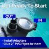 imageAQUASTRONG InAbove Ground Pool Pump High Flow Dual Speed 2HP 5186 GPH 115V15hp