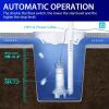 imageAquastrong 1HP Sewage Sump Pump Stainless Steel 115V Automatic Float Switch Cast Iron Impeller Submersible EffluentSewage Pump for Sump Basin Basement 2 NPT Discharge with 5283GPH