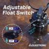 imageAquastrong Cast Iron Sewage Pump 12HP Effluent Pump 115V 6030 GPH Sump Pump with Auto Float Switch Ideal for Basement Sump Pits Industrial Wastewater  CommercialGrade Sewage System220V 4200GPH