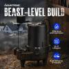 imageAquastrong Cast Iron Sewage Pump 12HP Effluent Pump 115V 6030 GPH Sump Pump with Auto Float Switch Ideal for Basement Sump Pits Industrial Wastewater  CommercialGrade Sewage System220V 6030GPH