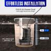 imageAquastrong Cast Iron Sewage Pump 12HP Effluent Pump 115V 6030 GPH Sump Pump with Auto Float Switch Ideal for Basement Sump Pits Industrial Wastewater  CommercialGrade Sewage System115V 6030GPH
