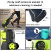 imageFOTING Electric Pressure WasherAdjustable Touch Screen 5000PSI 33GPM8 Level 58Total Long 4 Quick Connect NozzlesInlet HoseampampFilterampampFoam Cannon for CarsFencesDrivewaysHome CleaningYellowYELLOW
