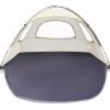 imageWhiteFang Beach Tent AntiUV Portable Sun Shade Shelter for 3468 Person Extendable Floor with 3 Ventilating Mesh Windows Plus Carrying Bag Stakes and Guy LinesBabys Breath