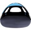 imageWhiteFang Beach Tent AntiUV Portable Sun Shade Shelter for 3468 Person Extendable Floor with 3 Ventilating Mesh Windows Plus Carrying Bag Stakes and Guy LinesBlackout ShelterBlue