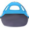 imageWhiteFang Beach Tent AntiUV Portable Sun Shade Shelter for 3468 Person Extendable Floor with 3 Ventilating Mesh Windows Plus Carrying Bag Stakes and Guy LinesBlue