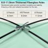 imageWhiteFang Beach Tent AntiUV Portable Sun Shade Shelter for 3468 Person Extendable Floor with 3 Ventilating Mesh Windows Plus Carrying Bag Stakes and Guy LinesMint Green