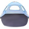 imageWhiteFang Beach Tent AntiUV Portable Sun Shade Shelter for 3468 Person Extendable Floor with 3 Ventilating Mesh Windows Plus Carrying Bag Stakes and Guy LinesSierra Blue
