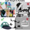 imageWhiteFang Beach Tent AntiUV Portable Sun Shade Shelter for 3468 Person Extendable Floor with 3 Ventilating Mesh Windows Plus Carrying Bag Stakes and Guy LinesBeach Glass