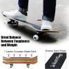 imageWhiteFang Skateboards for Beginners Complete Skateboard 31 x 788 7 Layer Canadian Maple Double Kick Concave Standard and Tricks Skateboards for Kids and BeginnersGreatUS