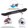 imageWhiteFang Skateboards for Beginners Complete Skateboard 31 x 788 7 Layer Canadian Maple Double Kick Concave Standard and Tricks Skateboards for Kids and Beginnerspink fantasy
