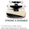 imageWhiteFang Skateboards for Beginners Complete Skateboard 31 x 788 7 Layer Canadian Maple Double Kick Concave Standard and Tricks Skateboards for Kids and BeginnersPeak