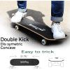 imageWhiteFang Skateboards for Beginners Complete Skateboard 31 x 788 7 Layer Canadian Maple Double Kick Concave Standard and Tricks Skateboards for Kids and BeginnersArrow