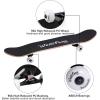 imageWhiteFang Skateboards for Beginners Complete Skateboard 31 x 788 7 Layer Canadian Maple Double Kick Concave Standard and Tricks Skateboards for Kids and BeginnersEndless Path